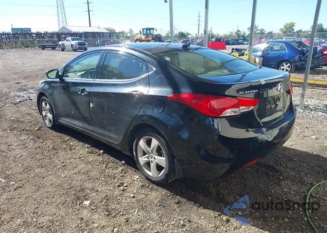 2013 Hyundai Elantra Gls from USA, damaged, VIN KMHDH4AE9DU644005